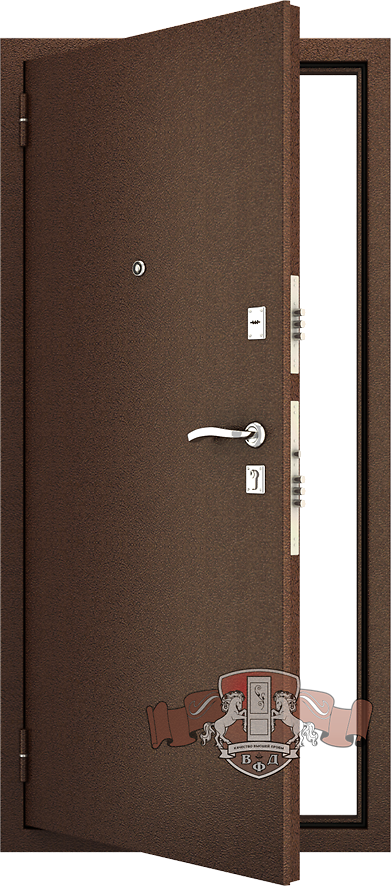 фото Дверь "Оптима" коричневая шагрень 